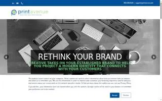 Print Avenue website