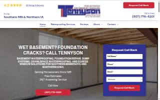 Tennyson Construction Wet Basement Specialist