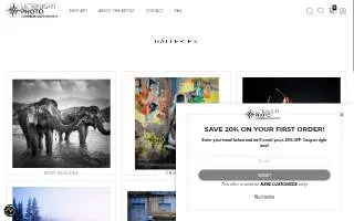 Ultralight Photo Booth website
