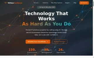 Virtue Systems, Inc. website