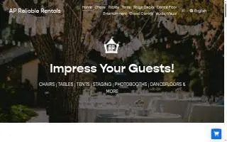 AP Reliable Rentals of North St. Paul website