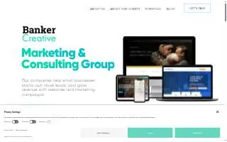 Banker Creative website