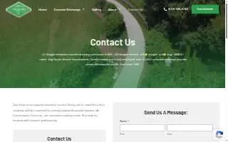 Cornerstone Concrete website