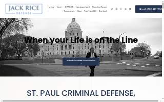 Jack Rice Defense | St. Paul Criminal Defense & DWI Lawyer