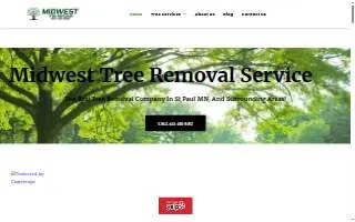 Midwest Tree Removal of North St. Paul website
