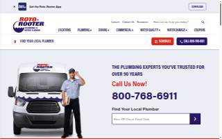 Roto-Rooter Plumbing & Water Cleanup website