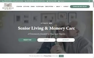 Seven Hills Senior Living of North St. Paul website