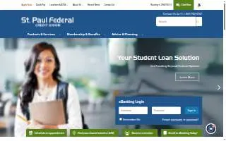 St. Paul Federal Credit Union website