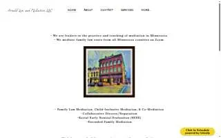Arnold Law and Mediation LLC website