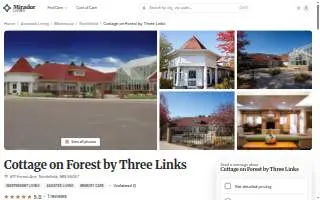 Cottage On Forest by Three Links website