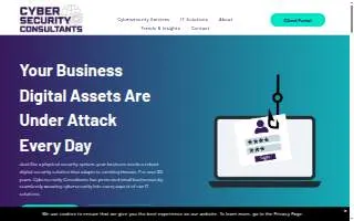 Cybersecurity Consultants website