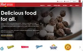 Post Consumer Brands website
