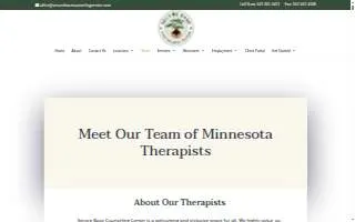 Secure Base Counseling Center website