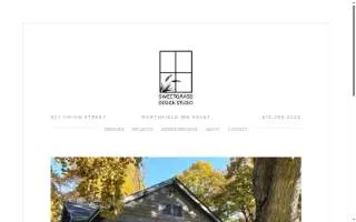 Sweetgrass Design Studio website
