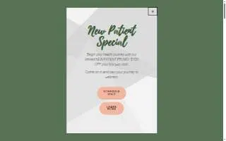 Blooming Chiropractic, Massage and Acupuncture website