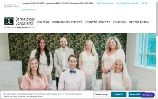 Dermatology Consultants Woodbury website