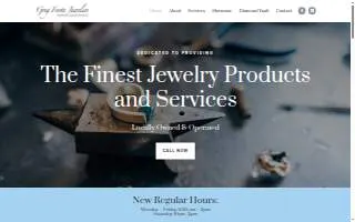 Greg Foote Jewelers website