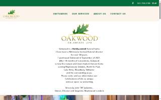 Oakwood Funeral | Celebrate Life