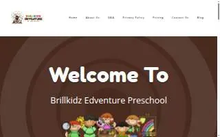 Brillkidz EdVenture Preschool website