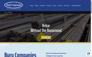 Bury Companies, Inc website