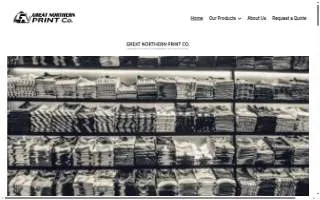 Great Northern Print Company website