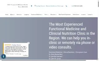 Healing Choices - Natural Healthcare Clinic website