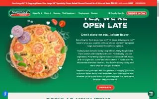 Sarpino's Pizzeria Otsego website