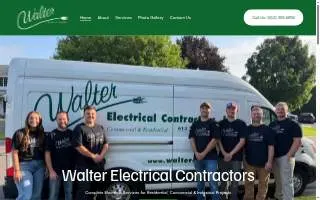 Walter Electrical Contractors of Otsego website