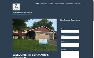 Benjamin's Brushes of Owatonna website