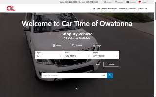Cartime of Owatonna website