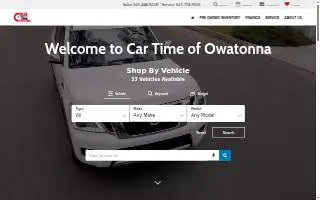 Cartime of Owatonna website