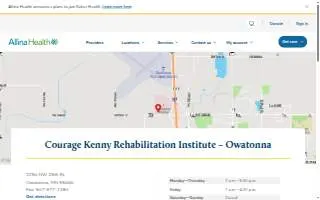 Courage Kenny Rehabilitation Institute – Owatonna website