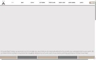 Havana Dog Training website