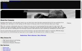 Headlines Hair Design website