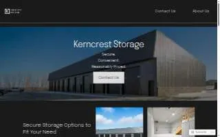 Kerncrest Storage website