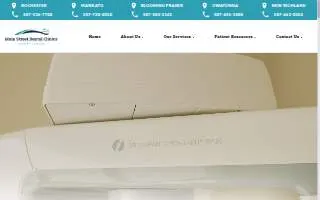 Main Street Dental Clinics of Owatonna website