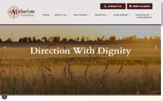 Michaelson Funeral Home website