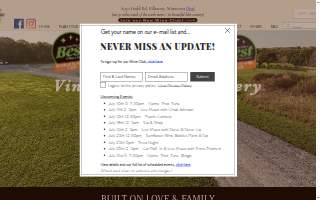 Vintage Escapes Winery & Vineyard of Owatonna