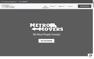 Metro Movers of Plymouth website