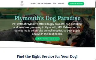 Pet Retreat Plymouth website