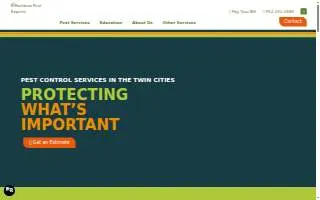 Rainbow Pest Experts website