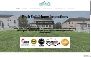 Rock Solid Home Inspections website