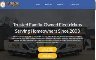 Signature Electric website