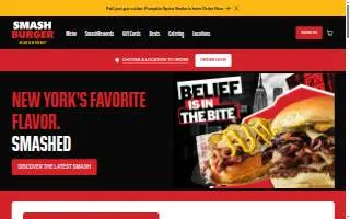 Smashburger website