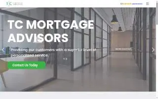 TC Mortgage Advisors website