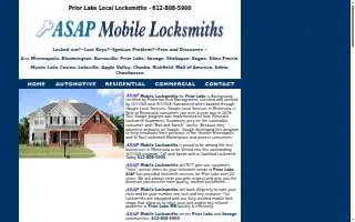 ASAP Mobile Locksmiths website