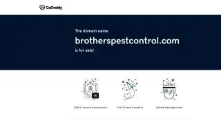 Brothers Pest & Lawn Services website