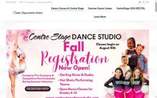 Center Stage Dance Studio website