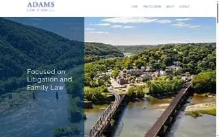 Adams Law Firm PLLC website