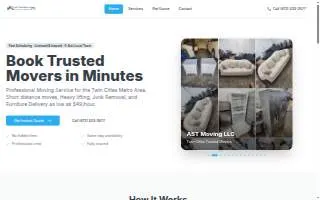 Ast Moving LLC website